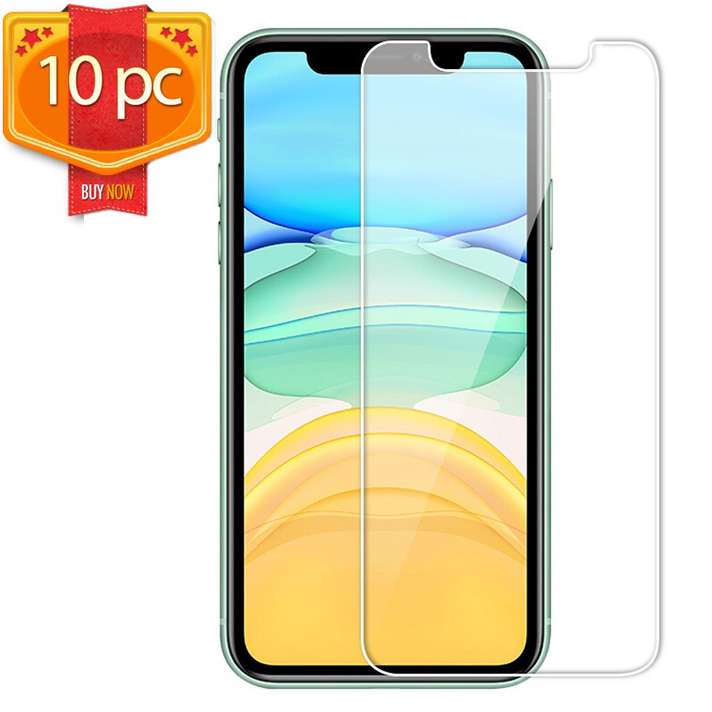 Wholesale 10pc Transparent Tempered Glass Screen Protector for iPhone